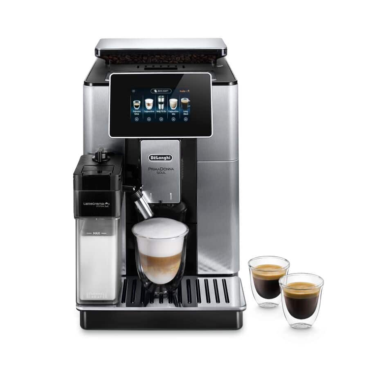 DeLonghi Primadonna Soul ECAM610.75.M Coffee Machine Metal Black