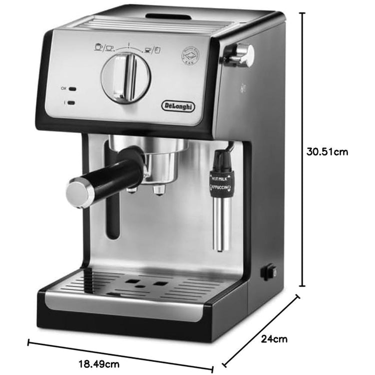 DeLonghi ECP35.31 Espresso Machine Black & Silver