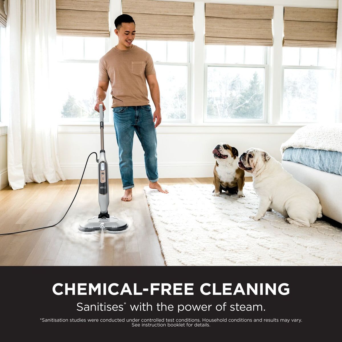 Shark Steam & Scrub Automatic Steam Mop with Steam Blaster S8201UK