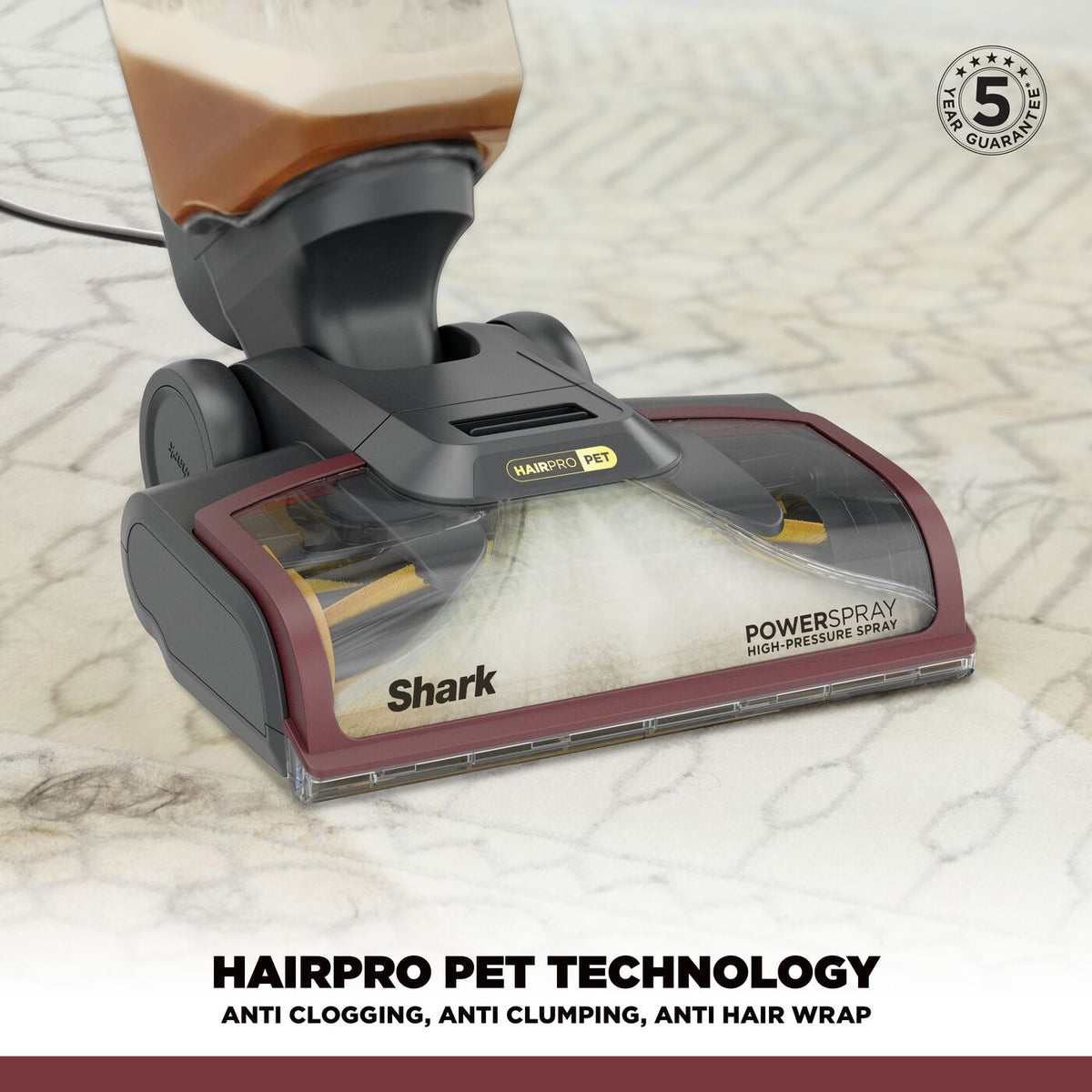 Shark CarpetXpert HairPro Pet Deep Carpet Cleaner EX220UK