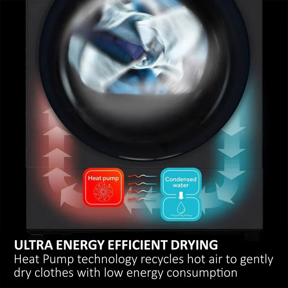 Haier HD80-D357U1 Heat Pump Tumble Dryer 8kg White