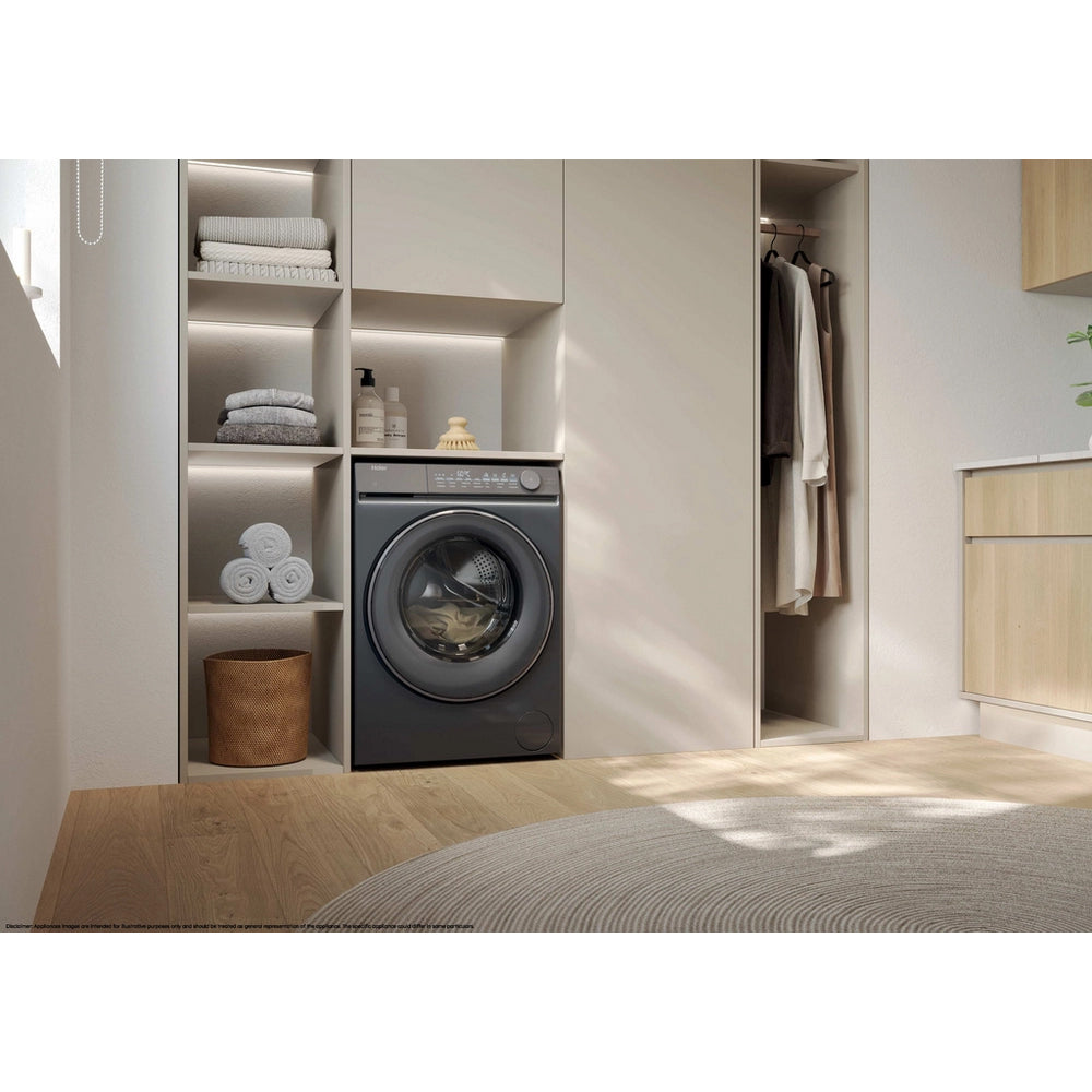Haier HW100-B14367GUUK X7 Series Washing Machine 10kg 1400rpm Graphite