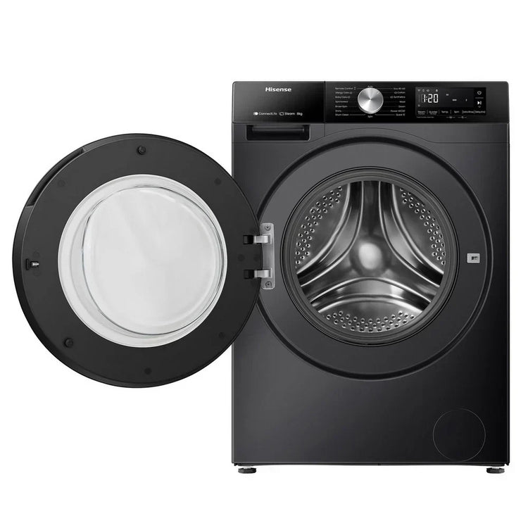 Hisense 3S Series WF3S8043BB3 Washing Machine 8kg 1400rpm Black