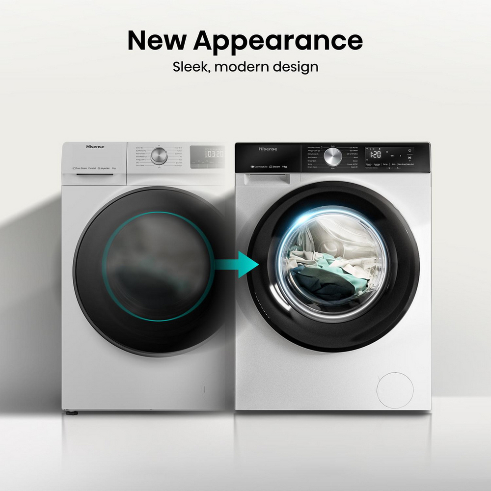 Hisense WF3S9043BW3 Washing Machine 9kg 1400rpm White