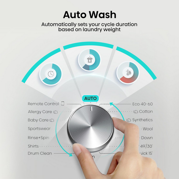 Hisense WF3S9043BW3 Washing Machine 9kg 1400rpm White