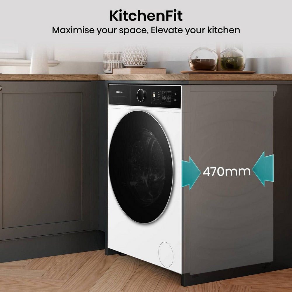 Hisense WF5I9043BWFS 5i Series Washing Machine 9kg 1400rpm White