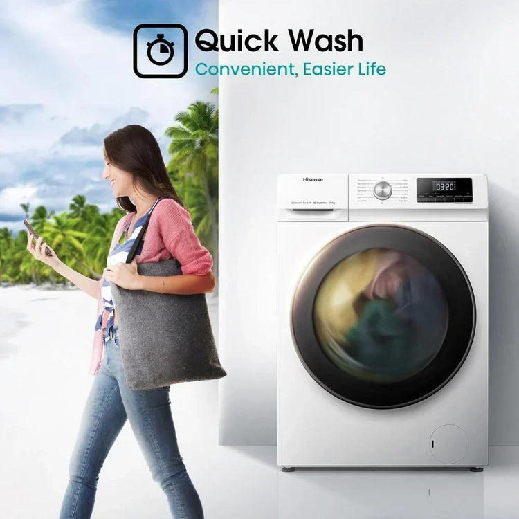 Hisense WFQA1014EVJM 3 Series Washing Machine 10kg 1400rpm White