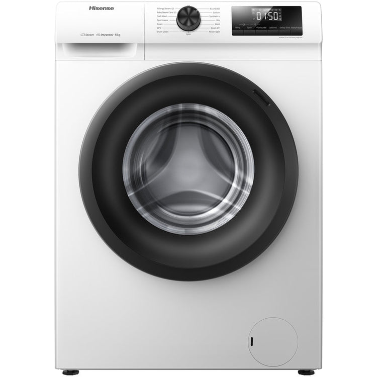 Hisense WFQP7012EVM 1 Series Washing Machine 7kg 1200rpm White