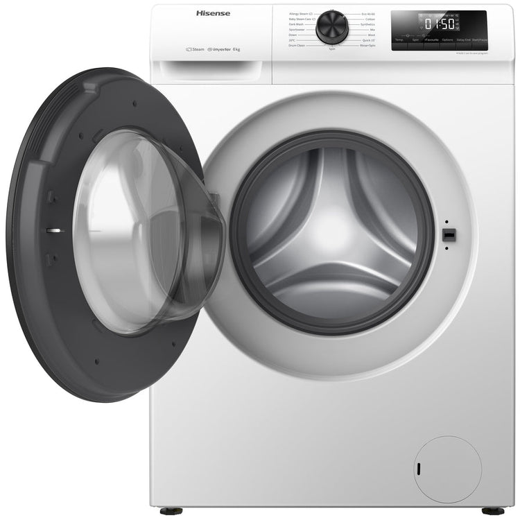 Hisense WFQP7012EVM 1 Series Washing Machine 7kg 1200rpm White