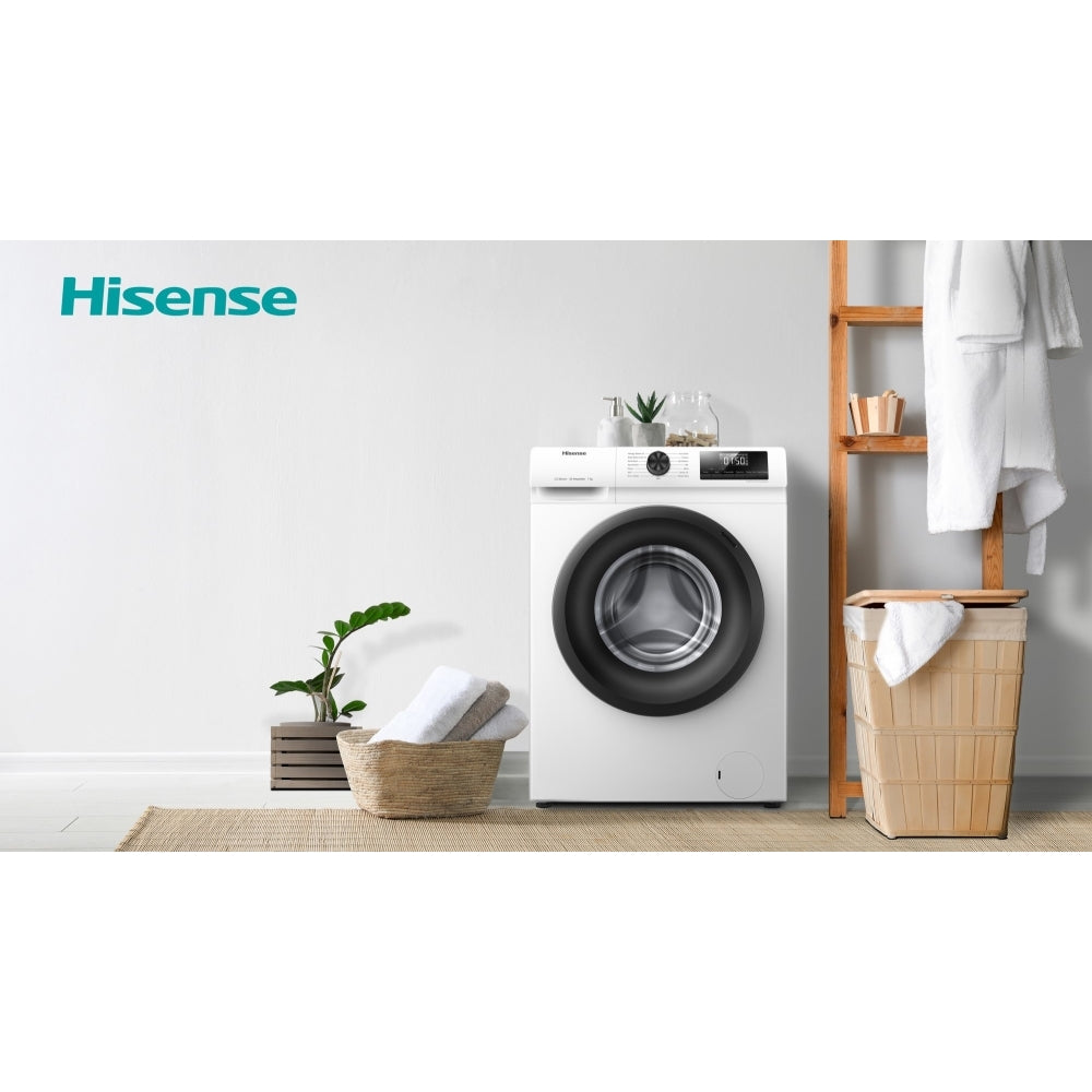 Hisense WFQP7012EVM 1 Series Washing Machine 7kg 1200rpm White