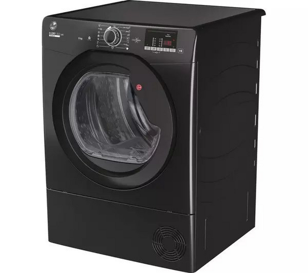 Hoover HLE C9DGB H-Dry 300 Lite Tumble Dryer 9kg Black