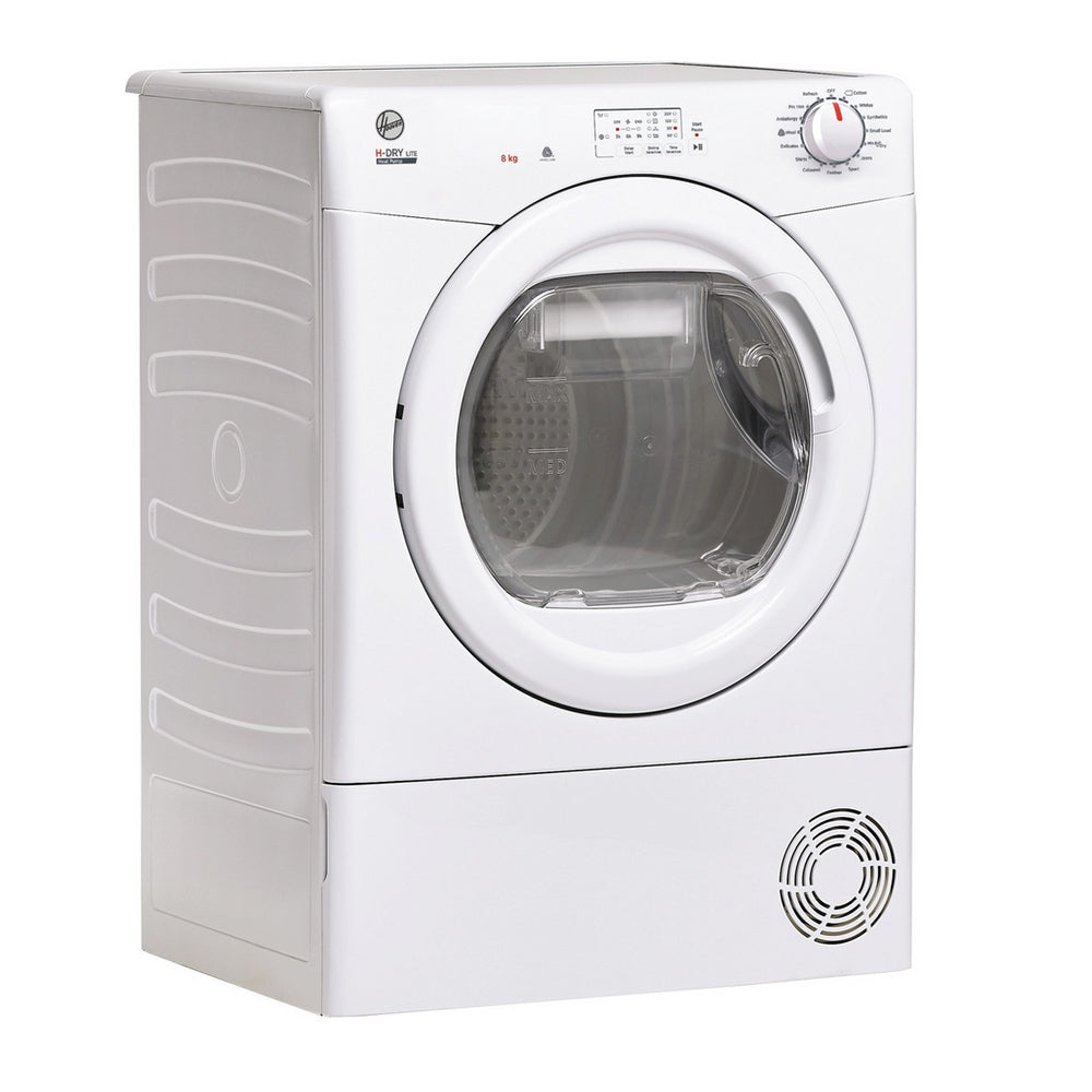 Hoover H-Dry 300 HLE H8A1LE-80 Heat Pump Tumble Dryer 8kg White