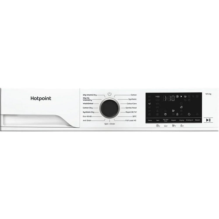 Hotpoint HBD9681ANTSTAIN Washer Dryer 9kg/6kg 1400rpm White