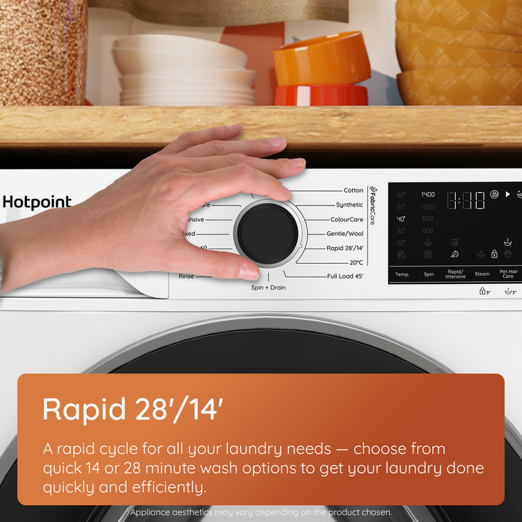 Hotpoint HBWH93CAREUK Washing Machine 9kg White