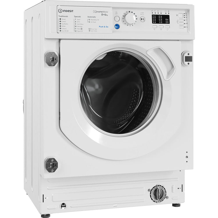 Indesit BIWDIL861485 Washer Dryer 8kg/6kg White