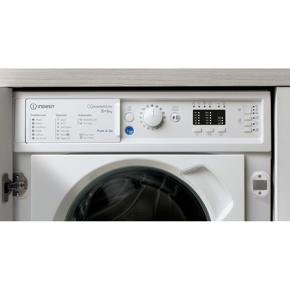 Indesit BIWDIL861485 Washer Dryer 8kg/6kg White