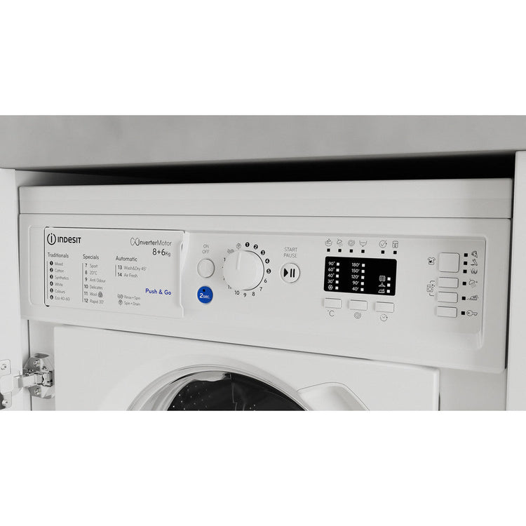Indesit BIWDIL861485 Washer Dryer 8kg/6kg White
