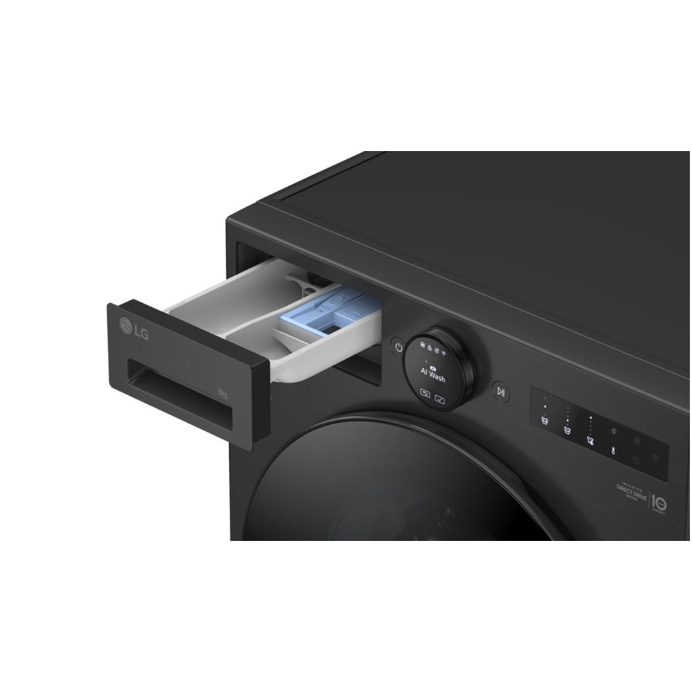 LG F4X7009TBB Washing Machine 9kg 1400rpm Black