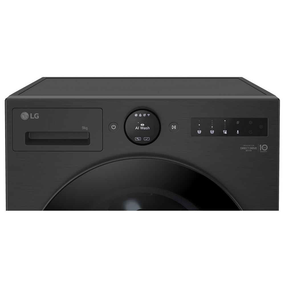 LG F4X7009TBB Washing Machine 9kg 1400rpm Black