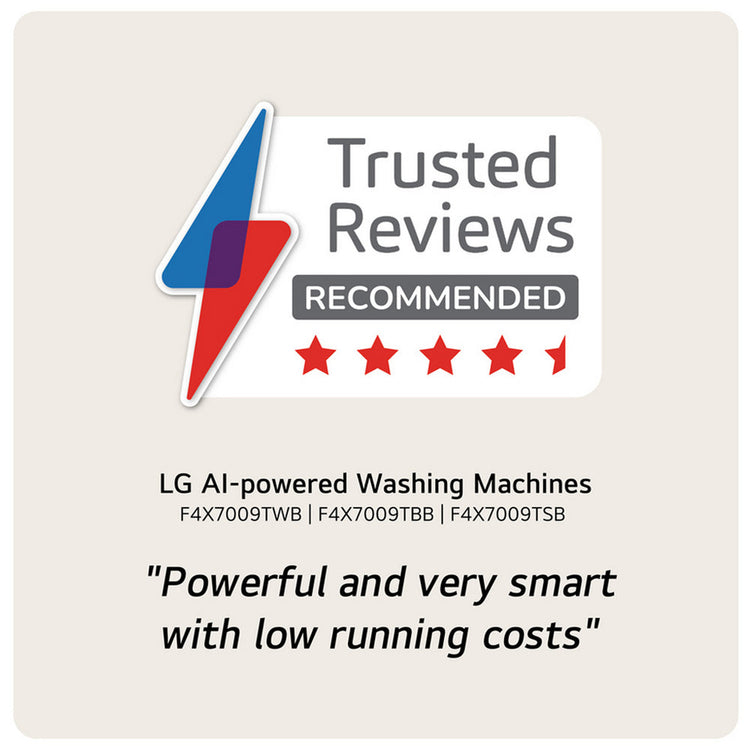 LG F4X7009TWB Washing Machine 9kg White