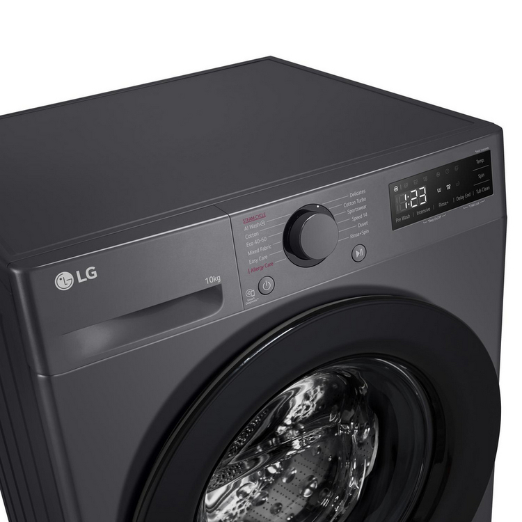 LG F4Y510GBLN1 Washing Machine 10kg 1400rpm Slate Grey