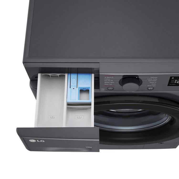 LG F4Y510GBLN1 Washing Machine 10kg 1400rpm Slate Grey
