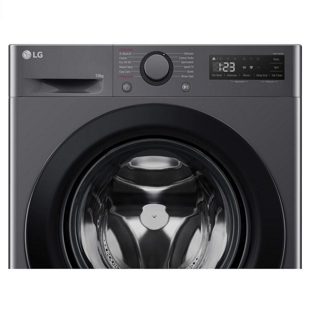 LG F4Y510GBLN1 Washing Machine 10kg 1400rpm Slate Grey