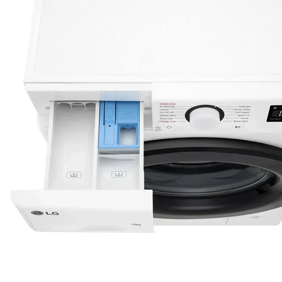 LG F4Y510WBLN1 Washing Machine 10kg 1400rpm White