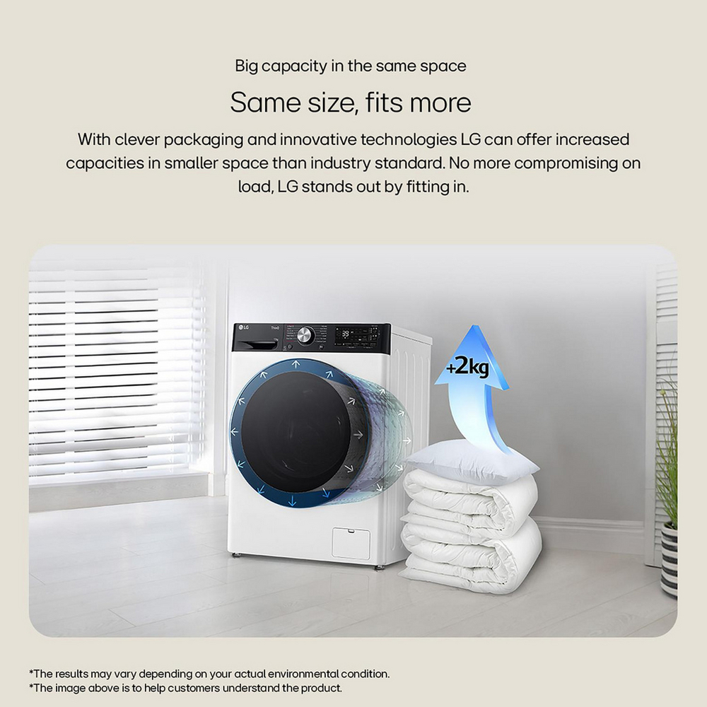 LG F4Y513WWLN1 Washing Machine 13kg White