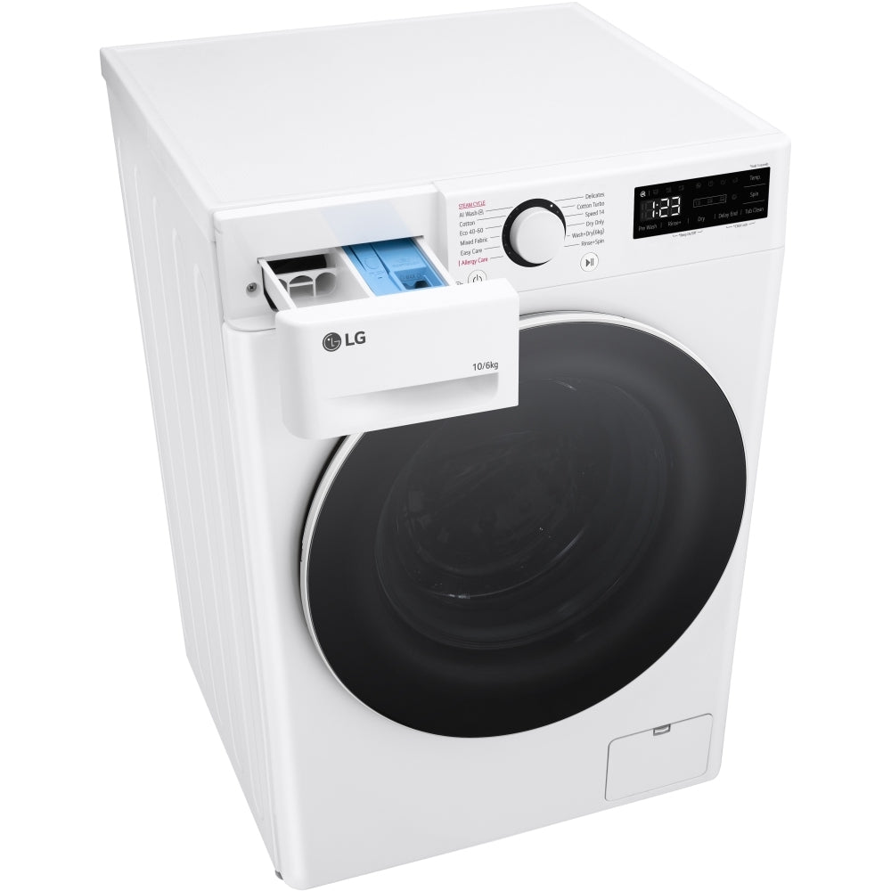 LG FWY606WWLN1 Washer Dryer 10kg/6kg 1400rpm White