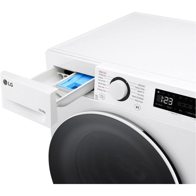 LG FWY606WWLN1 Washer Dryer 10kg/6kg 1400rpm White
