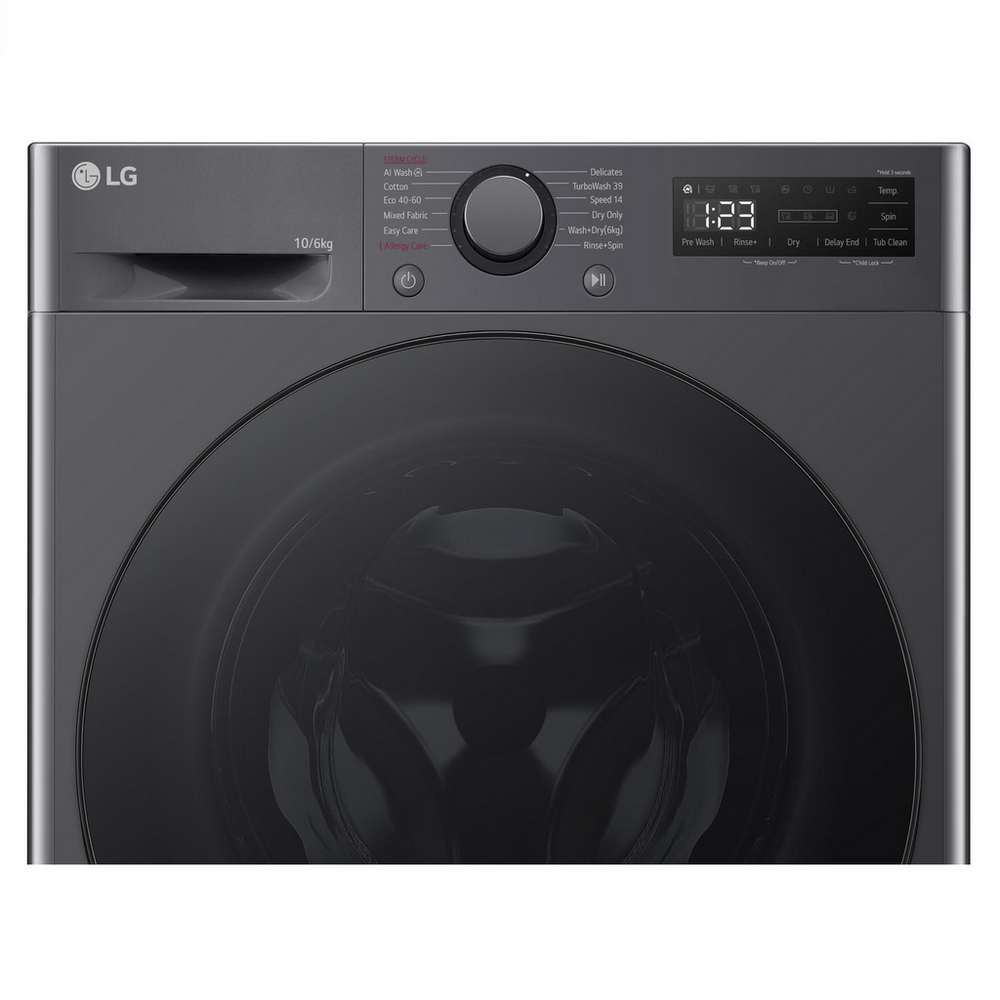 LG FWY706GBTN1 Washer Dryer 10kg/6kg Slate Grey