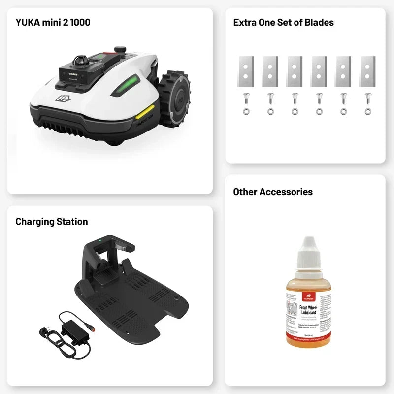 MAMMOTION LUBA 2 AWD 10000X Robot Lawn Mower - Multi-Zone & No-Go-Zone Management