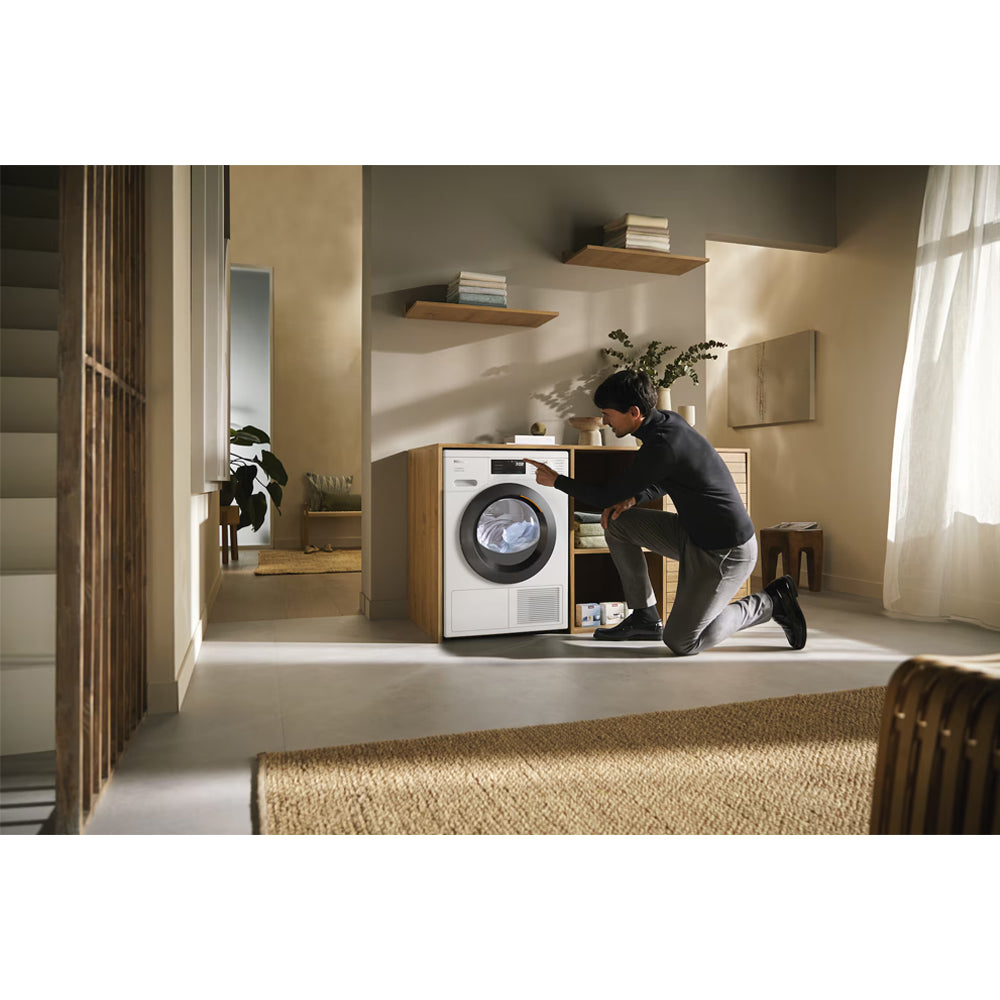 Miele TEC645WP EcoSpeed Tumble Dryer 8kg Lotus White