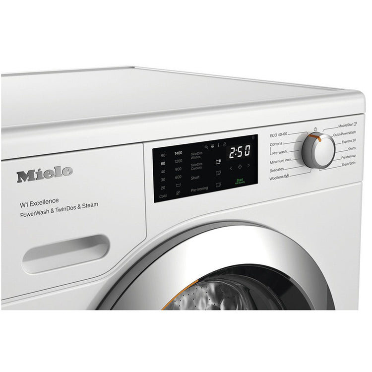 Miele WEG885 WCS Washing Machine 9kg Lotus White