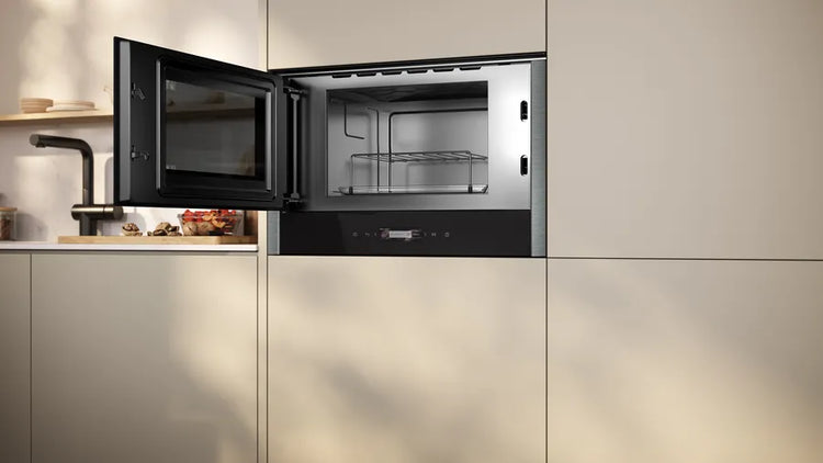 Neff N 70 NL4GR31G1B Built-In Microwave Oven with Grill Black