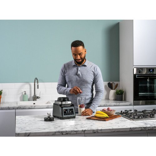 Ninja BN750UK 2-in-1 Blender 2.1L 1200W Black & Silver