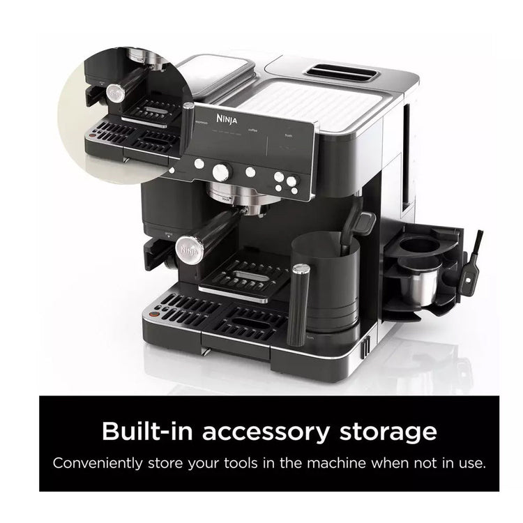 Ninja Luxe Cafe Premier ES601UKBK Espresso Coffee Machine 2L 14 Bar Black
