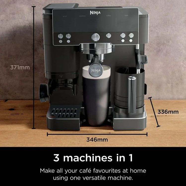 Ninja Luxe Cafe Premier ES601UKBK Espresso Coffee Machine 2L 14 Bar Black