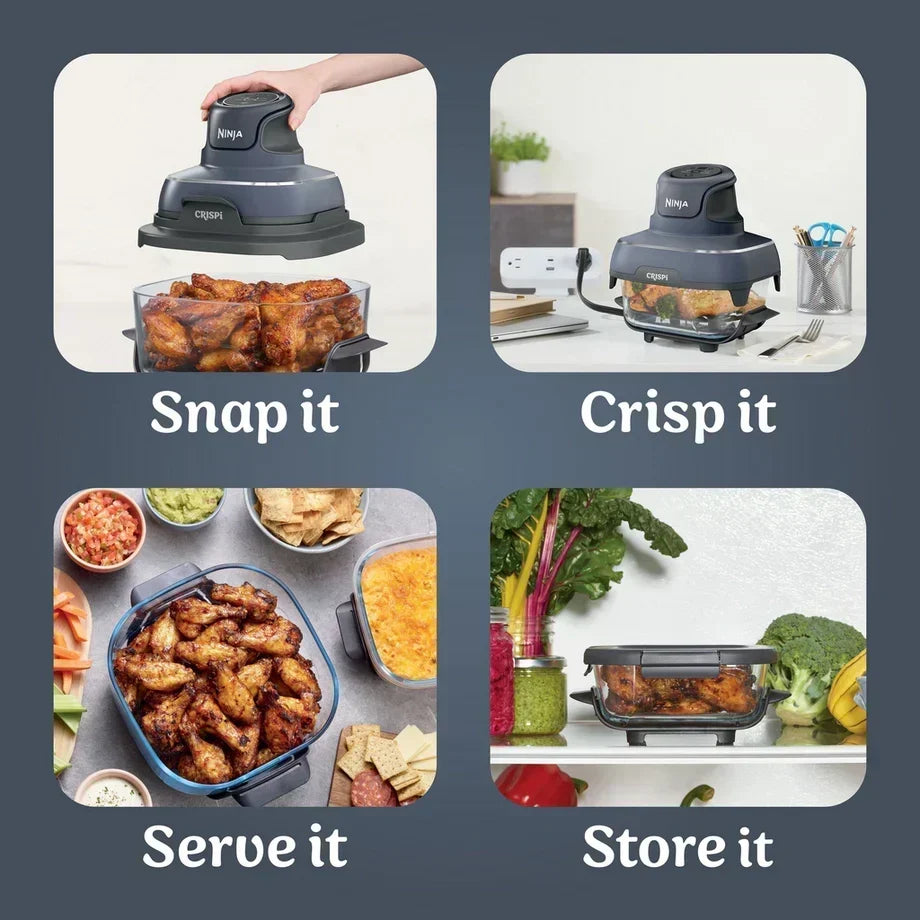 Ninja CRISPi FN101UKGY Air Fryer 3.8L Cyber Space