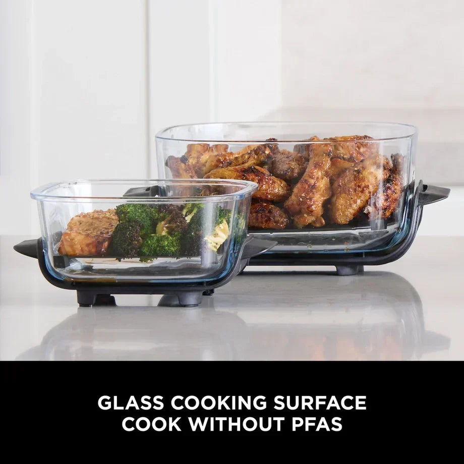 Ninja CRISPi FN101UKSG 4-in-1 Portable Glass Air Fryer 1700W Sage