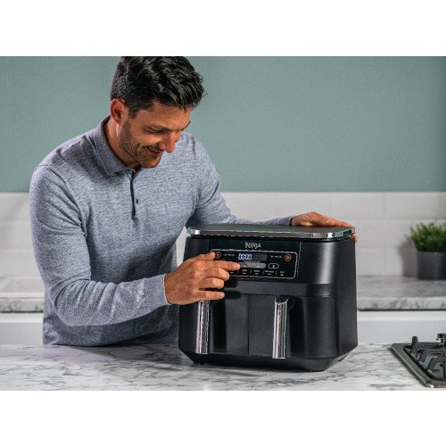 Ninja AF300UK Foodi Dual Zone Air Fryer 7.6L 2400W Black