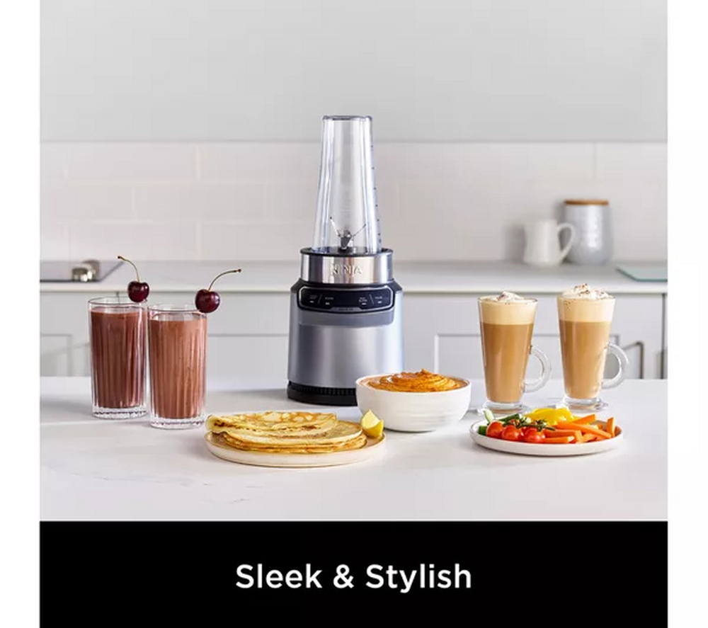 Ninja BN500UK Compact Blender 700ml 1000W Dark Grey