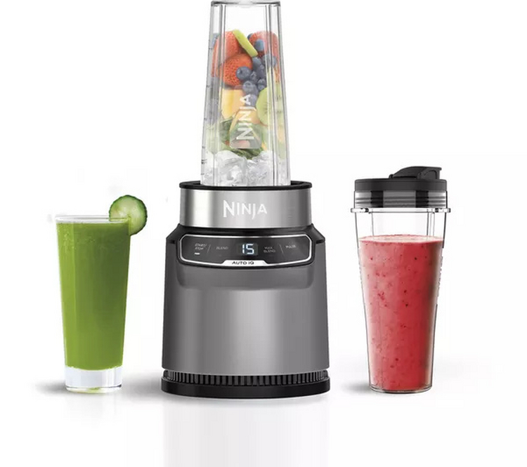 Ninja BN500UK Compact Blender 700ml 1000W Dark Grey