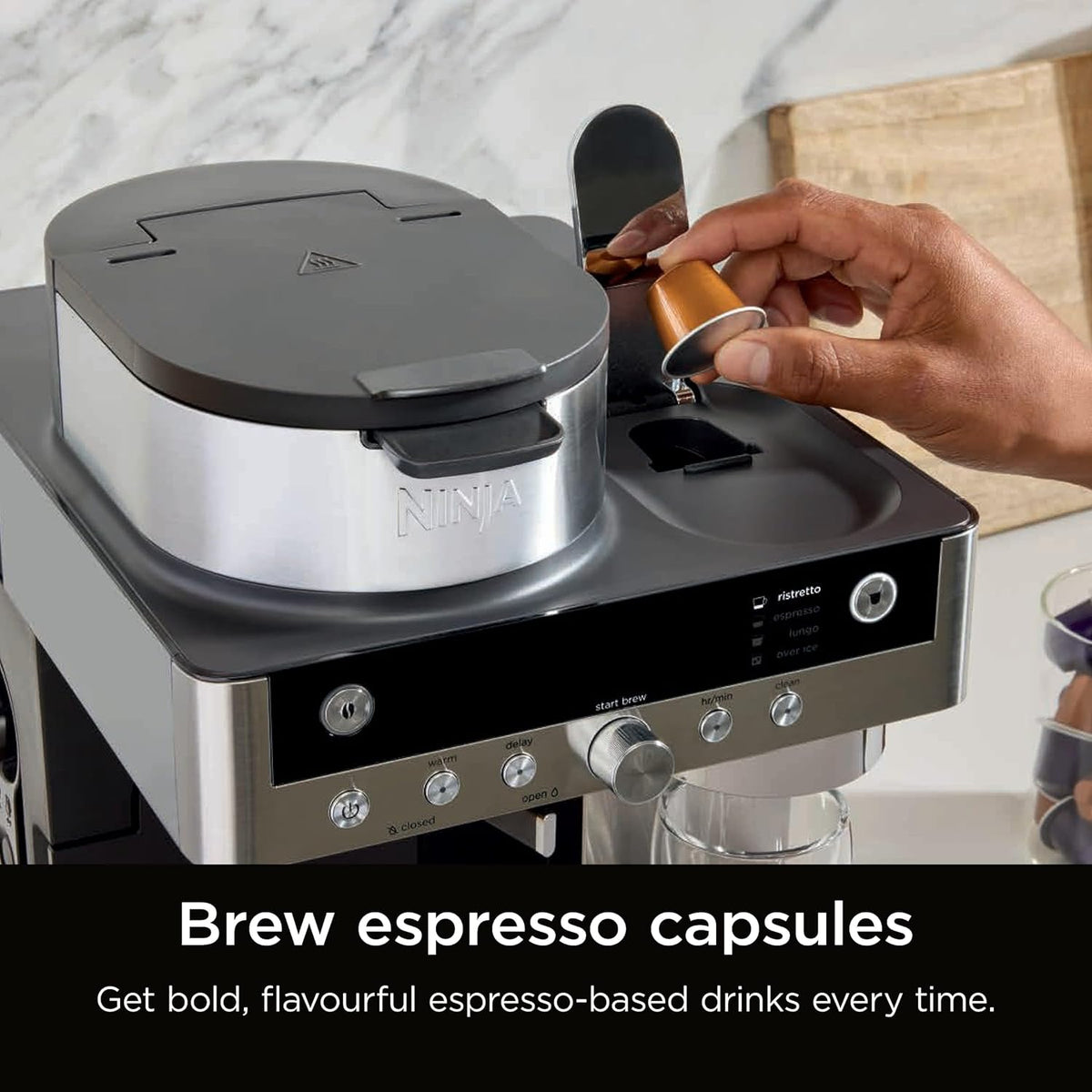 Ninja CFN802UK Prestige Dualbrew Coffee Machine 1.8L Black