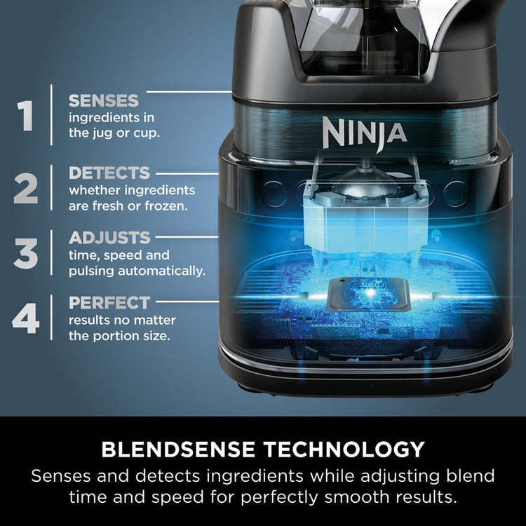 Ninja TB401UK Detect Power Blender and Processor Pro 2.1L 1200W Black