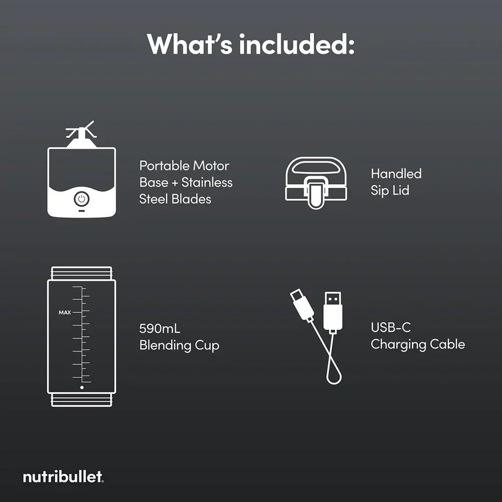 Nutribullet 2777 McLaren F1 Edition Portable Blender 590ml 100W Grey
