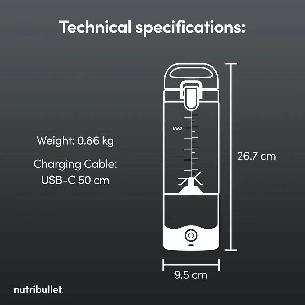 Nutribullet 2778 McLaren F1 Team Edition Portable Blender 100W Papaya