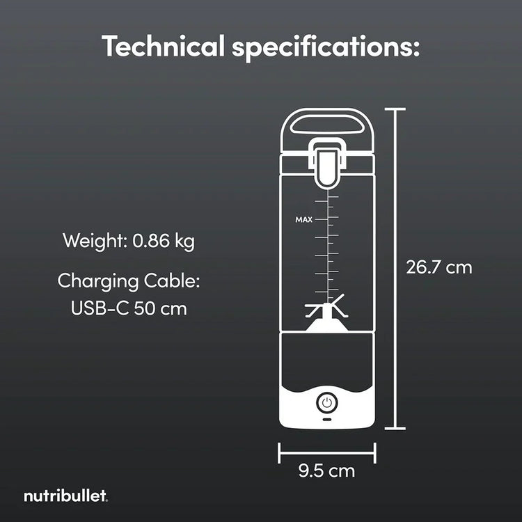 Nutribullet 2778 McLaren F1 Team Edition Portable Blender 100W Papaya