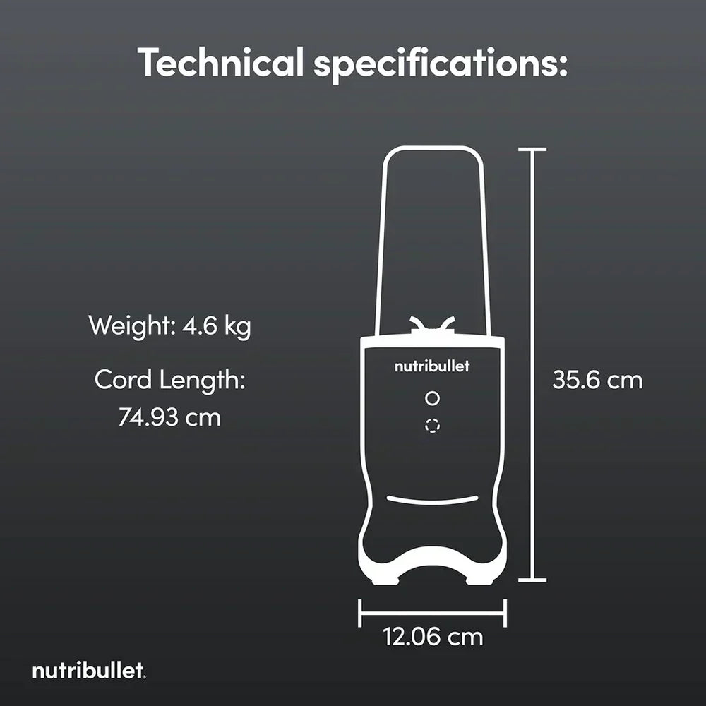 Nutribullet Ultra 1200 2776 Portable Blender 1200W Grey